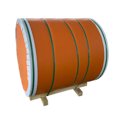 Spessore della bobina di alluminio rivestito di colore alluminio utilizzato per tetti e muri materiale da costruzione
