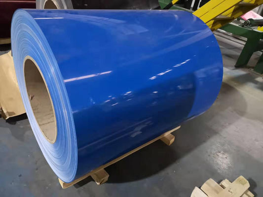 Spessore della bobina di alluminio rivestito di colore alluminio utilizzato per tetti e muri materiale da costruzione
