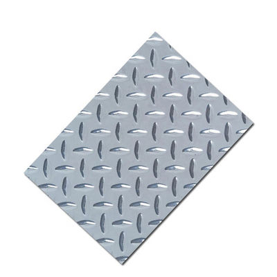 5 barre di diamante bussola Al piastra a quadri / 3 barre di alluminio battistrada a quadri piastra A1050 1060 1070 3003 5052 5083 5086