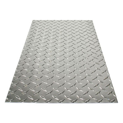 Metallo in rilievo 1050 1100 1070 Piastra di controllo anti-slip in alluminio per pavimenti