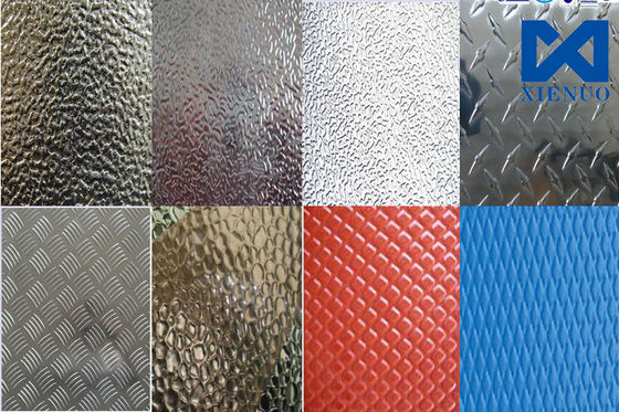 Fogli di diamanti di alluminio in rilievo laminato a caldo 1060 3003 5052 5754