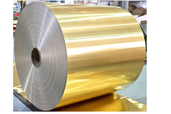 Contenitore in alluminio Utilizzare spessore rivestito di colore 3003 3004 Folietta di alluminio bobina 8011 1070 Folietta di alluminio colorata