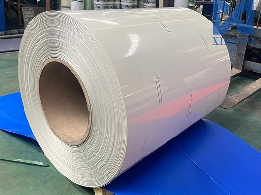 Legatura di alluminio 3003 3104 PVDF bobina di alluminio rivestita a colori prezzo di fabbrica bobina di alluminio rivestita a colori semplice e in rilievo