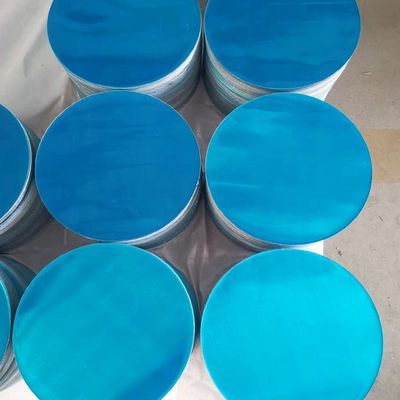 1mm di taglio di alluminio a foglio rotondo 1070 O 1060 Disco di alluminio cerchio 3003 3004 3005 Cerchio di foglio di alluminio per utensili da cucina padella