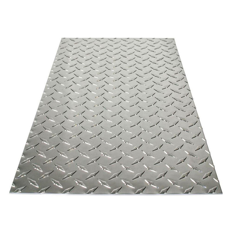 Metallo in rilievo 1050 1100 1070 Piastra di controllo anti-slip in alluminio per pavimenti
