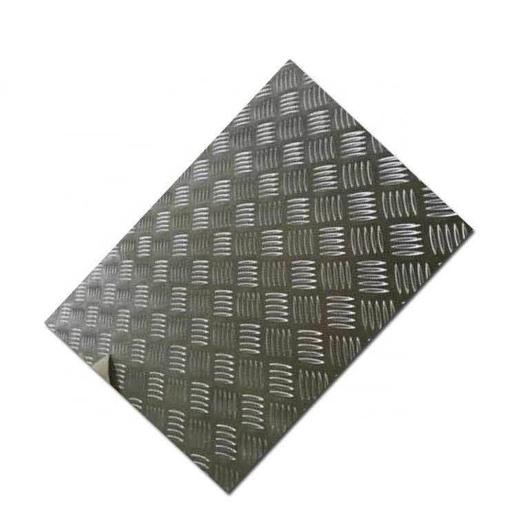 5 barre di diamante bussola Al piastra a quadri / 3 barre di alluminio battistrada a quadri piastra A1050 1060 1070 3003 5052 5083 5086