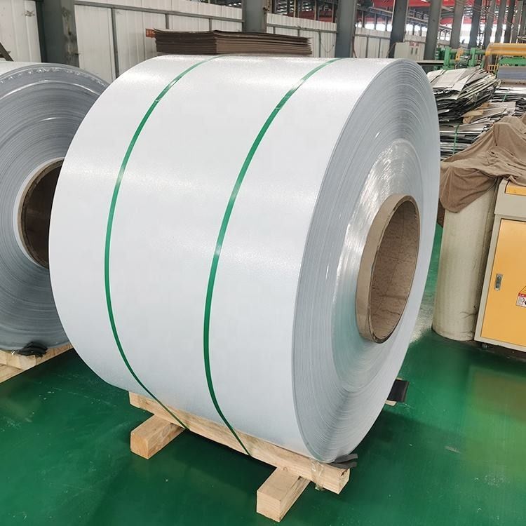 Legatura di alluminio 3003 3104 PVDF bobina di alluminio rivestita a colori prezzo di fabbrica bobina di alluminio rivestita a colori semplice e in rilievo